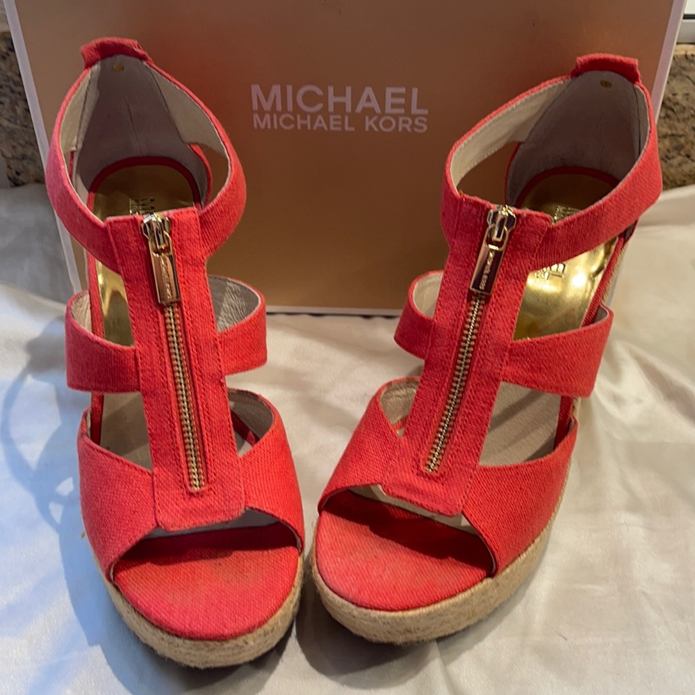Michael Kors Wedge heels. Size 9